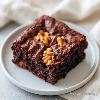 Recette Brownie Noix Classique en 40 Min Fiche recette