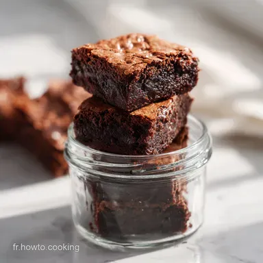 Brownies en Pot Maison Pour 16 Portions Fiche recette