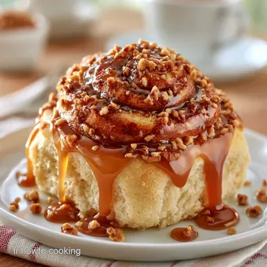 B&ucirc;che Cacahu&egrave;te Caramel Vanille Velout&eacute;e Fiche recette