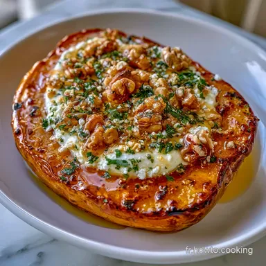 Butternut Ch&egrave;vre Noix Miel pour 2 Fiche recette