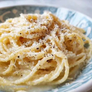 Cacio e Pepe in 15 Minutes: Authentic Italian Pasta Fiche recette