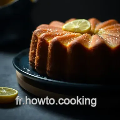 Le Cake au Citron Parfum&eacute;: Un D&eacute;lice Zest&eacute; &agrave; Partager! Fiche recette
