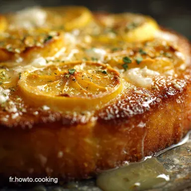 Cake L&eacute;ger au Citron et Yaourt Moelleux garanti le secret sans beurre Fiche recette