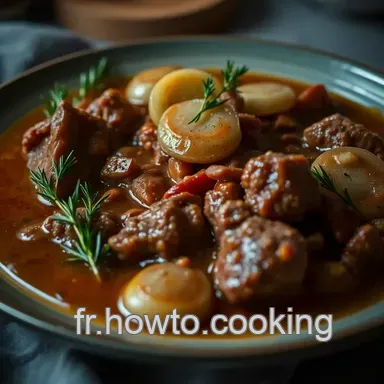 Carbonade Flamande : un plat r&eacute;confortant &agrave; partager en famille Fiche recette
