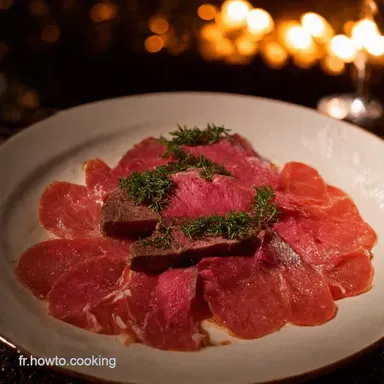 Carpaccio de B&oelig;uf Classique Le Festin Italien Facile Fiche recette