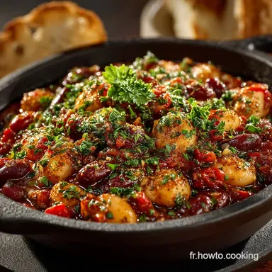 Recette Chakchouka aux Haricots Rouges Facile et Réconfortante Fiche recette