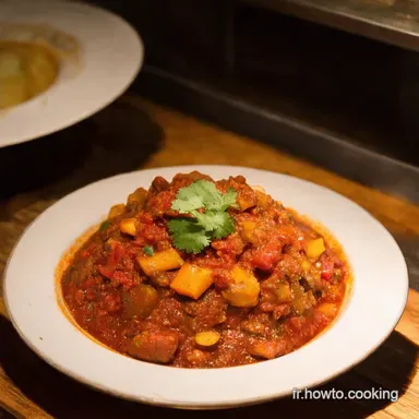 Chili Végétarien Facile Le Goût de lAutomne en Famille Fiche recette