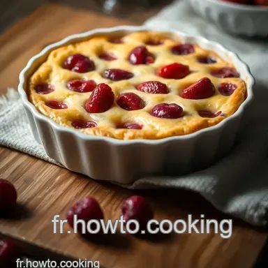 D&eacute;licieux clafoutis aux cerises : ma recette facile et gourmande Fiche recette