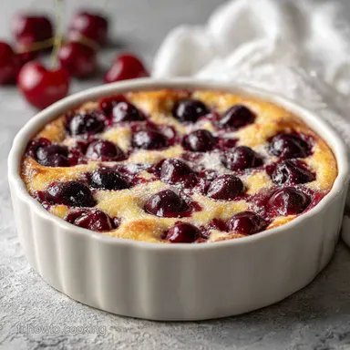 recette clafoutis aux cerises facile, moelleux et traditionnel Fiche recette