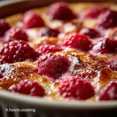 Clafoutis L&eacute;ger aux Framboises : La Recette Minceur Sans Culpabilit&eacute; Fiche recette