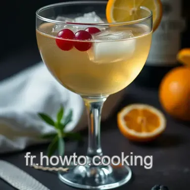 Cocktail au Porto &Eacute;l&eacute;gant : Une Recette Facile et D&eacute;licieuse Fiche recette