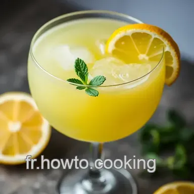 D&eacute;couvrez mon cocktail limoncello rafra&icirc;chissant : la Dolce Vita &agrave; port&eacute;e de verre Fiche recette