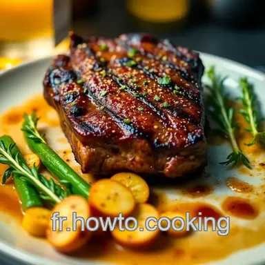 C&ocirc;te de B&oelig;uf Barbecue : Recette de Grillade Parfaite pour l'&Eacute;t&eacute; Fiche recette