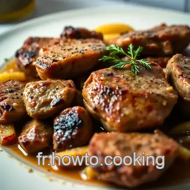 C&ocirc;te de Veau Saut&eacute;e &agrave; la Proven&ccedil;ale : Recette Familiale Facile Fiche recette