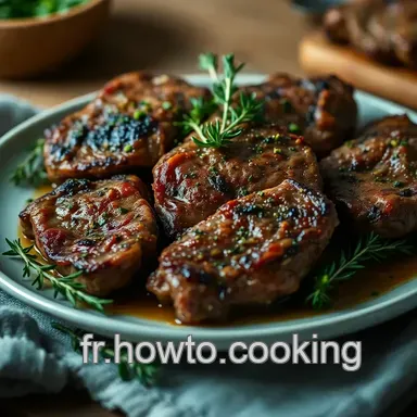 C&ocirc;tes de B&oelig;uf R&ocirc;ties aux Herbes et &Eacute;pices : Mon Recette Incontournable Fiche recette
