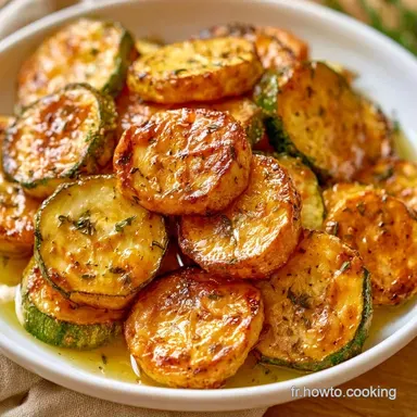 Courgettes Air Fryer au Thym pour 4 Fiche recette