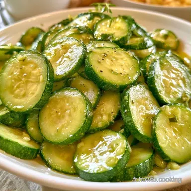 Courgettes Vapeur Citron en 20 Minutes Fiche recette