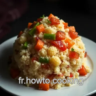 Couscous M&eacute;diterran&eacute;en aux L&eacute;gumes R&ocirc;tis : Une Recette Familiale Facile Fiche recette