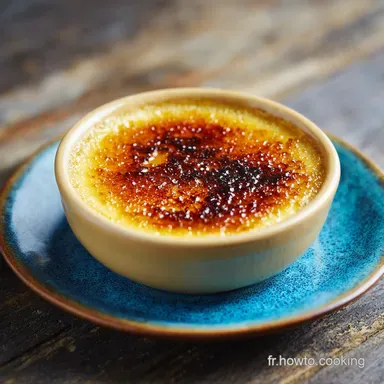 Cr&egrave;me Br&ucirc;l&eacute;e Classique pour 4 Portions Fiche recette