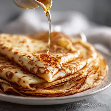 La Meilleure Recette de Cr&ecirc;pes Maison en 15 Min Fiche recette