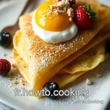 Cr&ecirc;pes Sans Oeuf Faciles: La Recette de Mon Enfance! Fiche recette