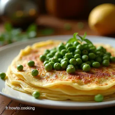 Recette Crêpes Vertes aux Légumes de Printemps Fines et Saines Fiche recette