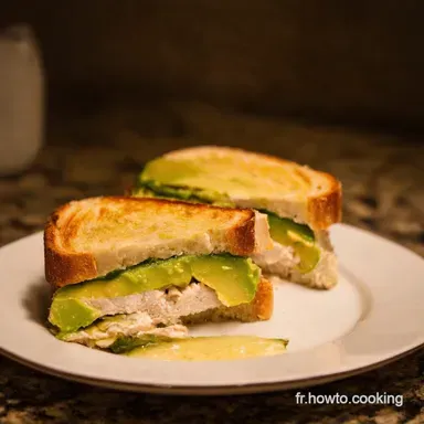 Croque Monsieur Avocat Poulet Facile Mon Astuce Bistro Fiche recette