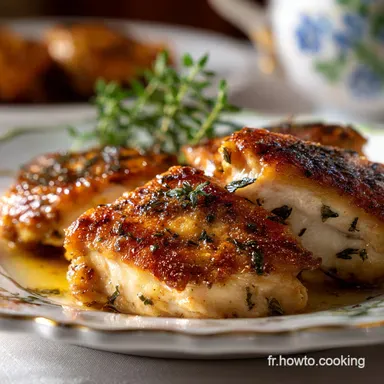 Cuisse de poulet croustillante au four : la recette parfaite Fiche recette