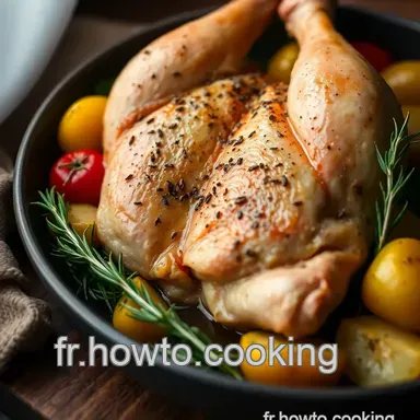 Recette cuisse de poulet r&ocirc;tie aux herbes de Provence : Simple et Savoureuse ! Fiche recette