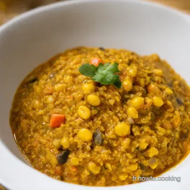 Recette Dahl Facile Mon Dahl Doré aux Lentilles Corail Fiche recette
