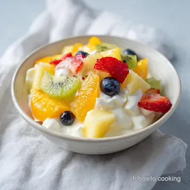 Dessert aux Fruits Frais et Lait en 5 Minutes Fiche recette