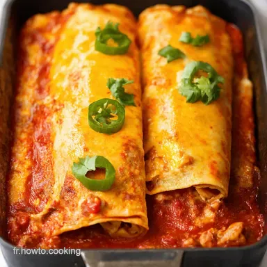 Enchiladas Fiesta Ma Recette Facile au Poulet et Chili