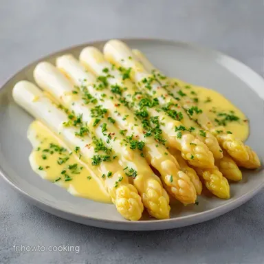 Asperges Blanches Gastronomiques: Velout&eacute; Fiche recette