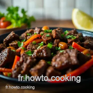 Recettes Fajitas Boeuf : Mes D&eacute;licieuses Fajitas &Eacute;pic&eacute;es &agrave; la Mexicaine Fiche recette