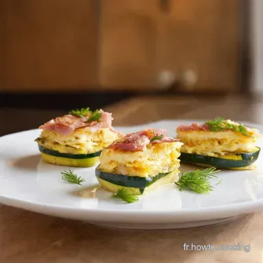 Feuillet&eacute;s Ap&eacute;ro Courgette Jambon La Recette Facile et Gourmande Fiche recette