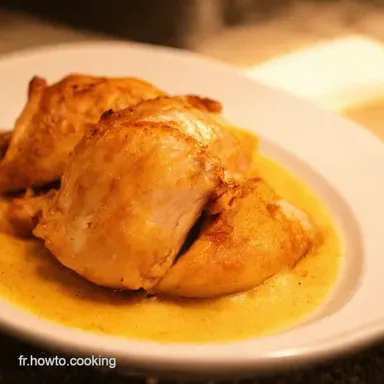 Filets de Poulet &agrave; la Cr&egrave;me Facile Mon Secret Onctueux Fiche recette