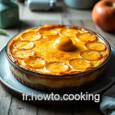Flan aux Pommes L&eacute;ger Recette: Le Go&ucirc;ter Sans Culpabilit&eacute;! Fiche recette