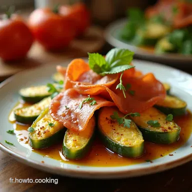 Flan Savoureux CourgettesJambon Votre D&eacute;lice Facile Fiche recette