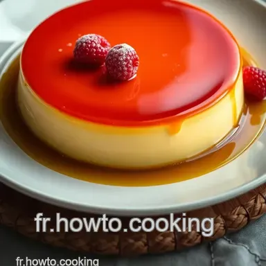 Flan Cr&eacute;meux &agrave; la Vanille : Mon Recette Pr&eacute;f&eacute;r&eacute;e de P&acirc;tisserie Fran&ccedil;aise Fiche recette