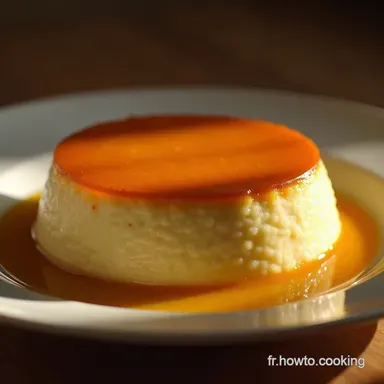 Recette Flan Pâtissier Sans Pâte Facile Crème Intense et Vanillée Fiche recette