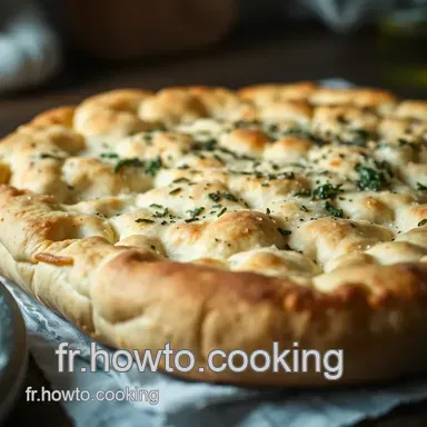 Focaccia &agrave; la Romana : Ma Recette Italienne Facile et Savoureuse Fiche recette