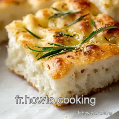 Ma Focaccia al Rosmarino: Un Go&ucirc;t de Soleil Fiche recette