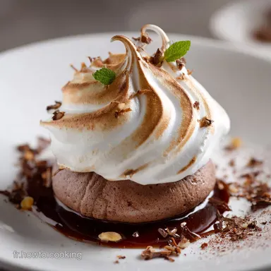 Fondant L&eacute;ger au Chocolat Recette a&eacute;rienne &agrave; la meringue Fiche recette