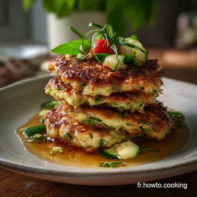 Galettes Croustillantes Aux Courgettes Plat Et : Le Secret Croustillant Fiche recette