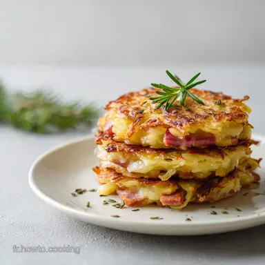Galettes de Pommes de Terre au Jambon : Le Secret Croustillant Fiche recette
