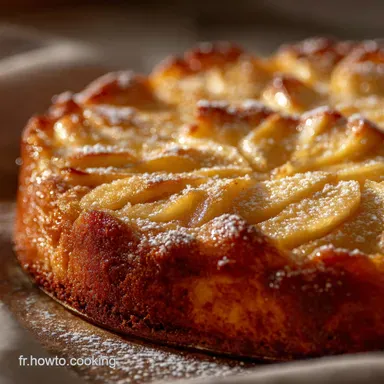 G&acirc;teau aux pommes : Recette moelleuse et inratable de grand-m&egrave;re Fiche recette