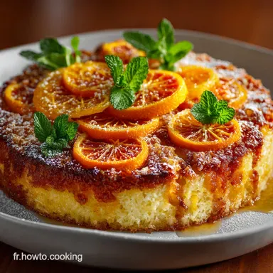G&acirc;teau L&eacute;ger &agrave; la Cl&eacute;mentine Le Nuage de Cl&eacute;mentine UltraMoelleux Fiche recette