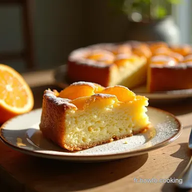G&acirc;teau Moelleux Orange Amandes Recette Facile et Parfum&eacute;e Fiche recette