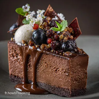 G&acirc;teau mousse au chocolat La recette intense et inoubliable du Nuage Fiche recette