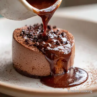 G&acirc;teau Mousse Chocolat: Velout&eacute; et Croustillant